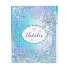 Frozen Snowflake Custom Fleece Blanket, 30"x40"