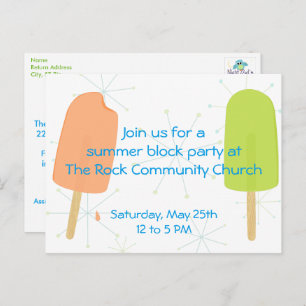 Frozen Summer Treats Postcard