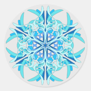 Frozen Twist™ Classic Round Sticker