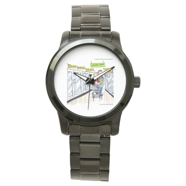 Frozen Walrus Funny Watch by Rick London (Front)