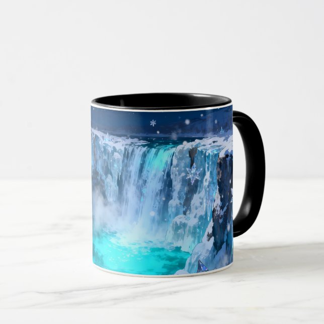 Frozen Waterfall Mug (Front Right)