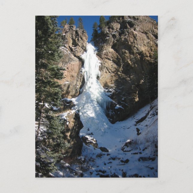 Frozen Waterfall Postcard (Front)
