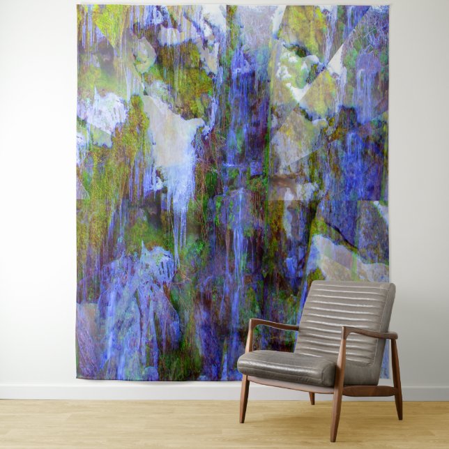 Frozen waterfall... tapestry (In Situ)