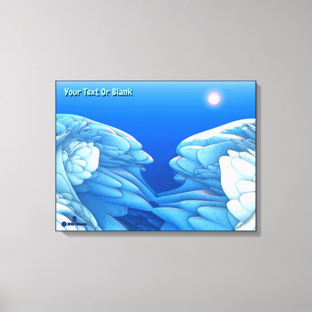 Frozen Waves Canvas Print (Front)