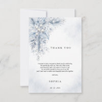 Frozen White Berries Winter Bridal Shower Flat