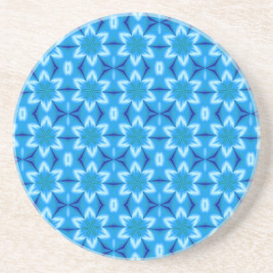 Frozen White Flowers Coaster
