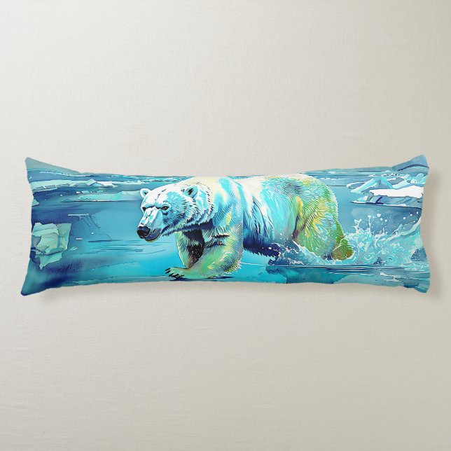 "Frozen Wilds: The Bear’s Journey" Body Cushion (Front)