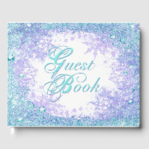 Frozen Winter Wonderland Birthday Party Guest Book