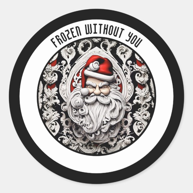 "Frozen Without You" WHIMSIGOTH HOLIDAY sticker (Front)