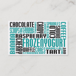 frozen yogurt (chit chat) loyalty card