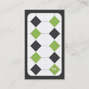 Frozen Yogurt Customer Loyalty Business Card