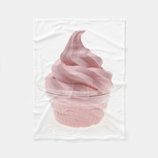 Frozen Yogurt Fleece Blanket (Front)