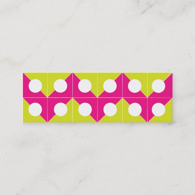 Frozen Yogurt Loyalty Skinny Business Card (Front)