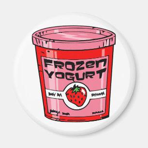 Frozen yogurt magnet