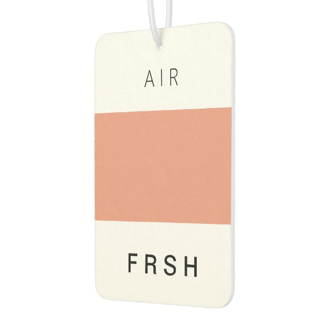 FRSH Dark Salmon Car Air Freshener (Left)