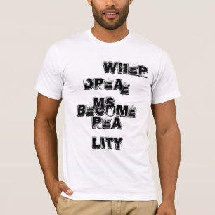 Frt&Bck Jumbled Slogan T-Shirt