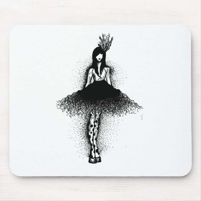 Fru Fru Chick.jpeg Mouse Mat (Front)