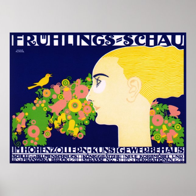 FRUHLINGS SCHAU Arts & Crafts Exhibition Expo Poster (Front)
