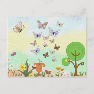 Frühlingsbild Postkarte Postcard