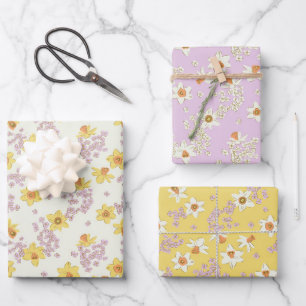 Frühlingsblumen Osterglocke Wrapping Paper Sheet