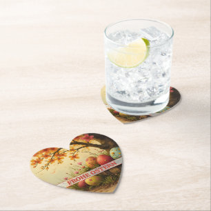 Frühlingsblütenzauber mit Ostereierpracht Paper Coaster