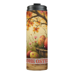 Frühlingsblütenzauber mit Ostereierpracht Thermal Tumbler
