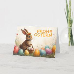 Frühlingsgrüß vom Osterhasen Card