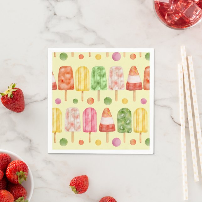 Fruir Popcicles Napkin (Insitu)