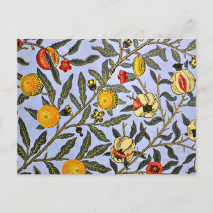 Fruit, a William Morris pattern, Postcard