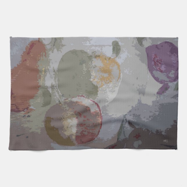 Fruit Abstract #5 Tea Towel (Horizontal)
