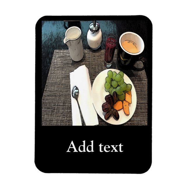 Fruit and Coffee  Magnet (Vertical)