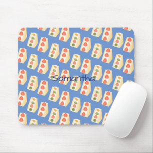 Fruit And Cream Dessert Sandwiches Mouse Mat