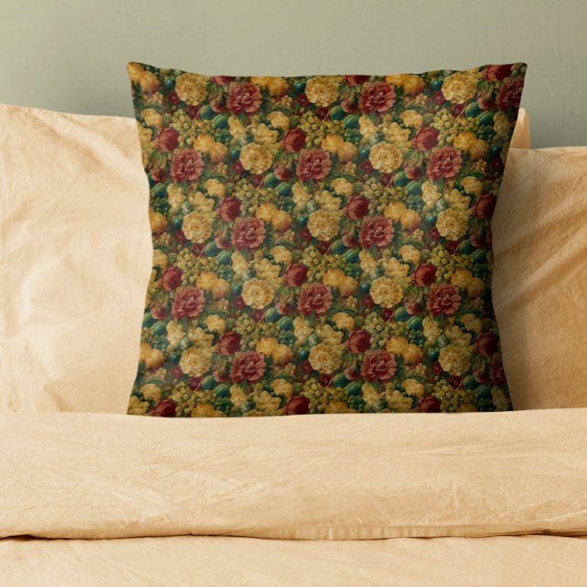 Fruit and Flowers Floral Cushion (Creator Uploaded)