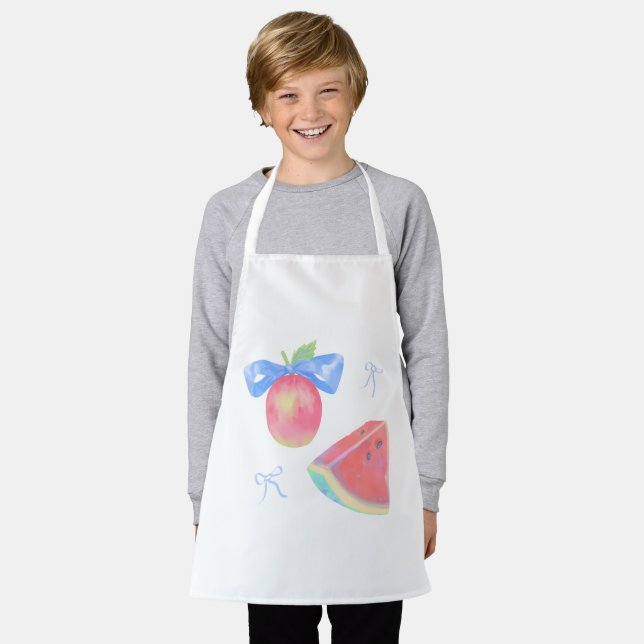 Fruit and Ribbon  Apron (Worn)