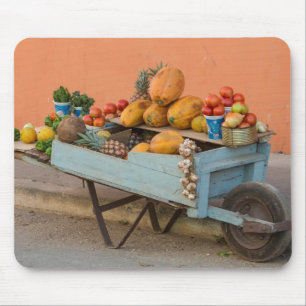 Fruit and vegetable cart, Cuba Mouse Mat
