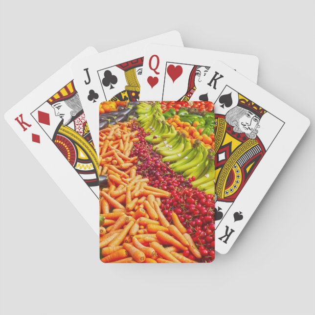 Fruit and Vegetable Collection Playing Cards (Back)