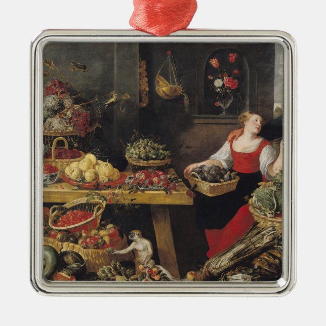 Fruit and Vegetable Market Metal Tree Decoration (Front)