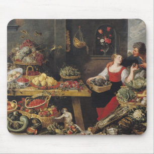 Fruit and Vegetable Market Mouse Mat