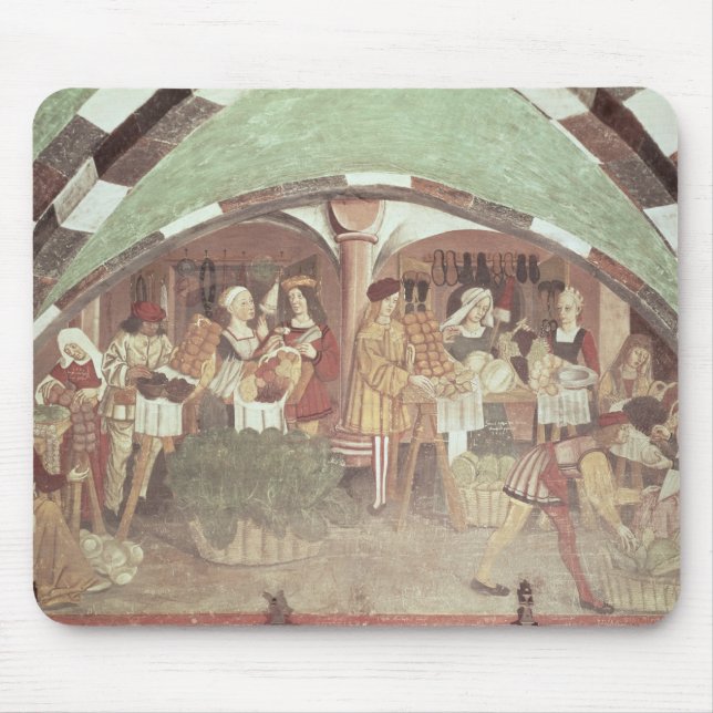 Fruit and Vegetable Market Mouse Mat (Front)