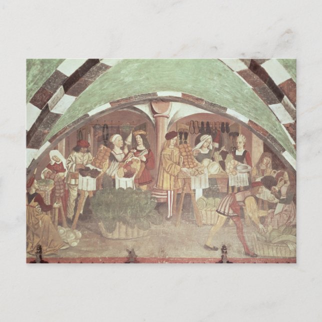 Fruit and Vegetable Market Postcard (Front)