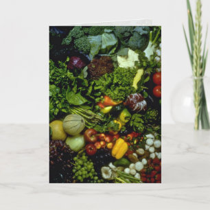 Fruit and vegetables card