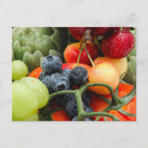 Fruit and Vegetables Postcard