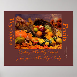 Fruit and Vegetables Poster