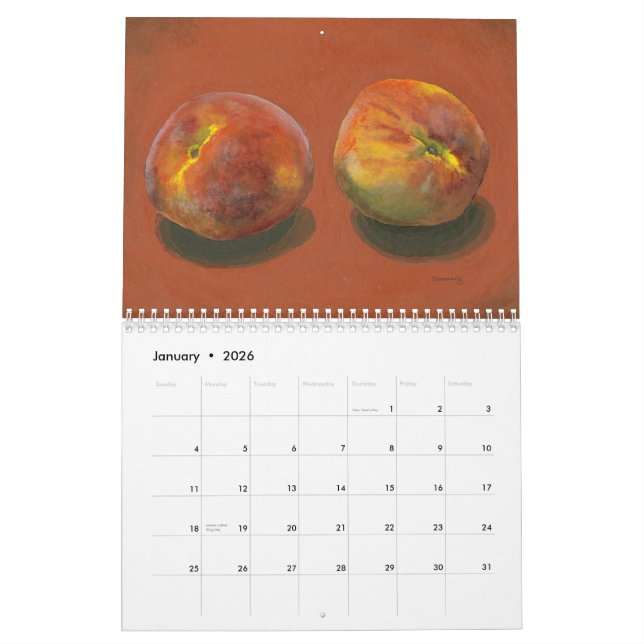Fruit and Veggies Calendar (Jan 2026)
