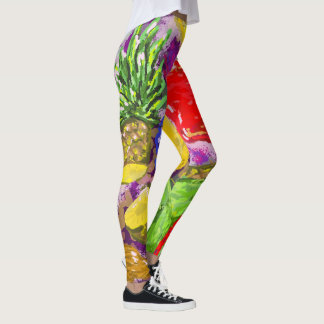 Fruit Art Arrangement Leggings