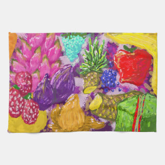 Fruit Art Arrangement Tea Towel