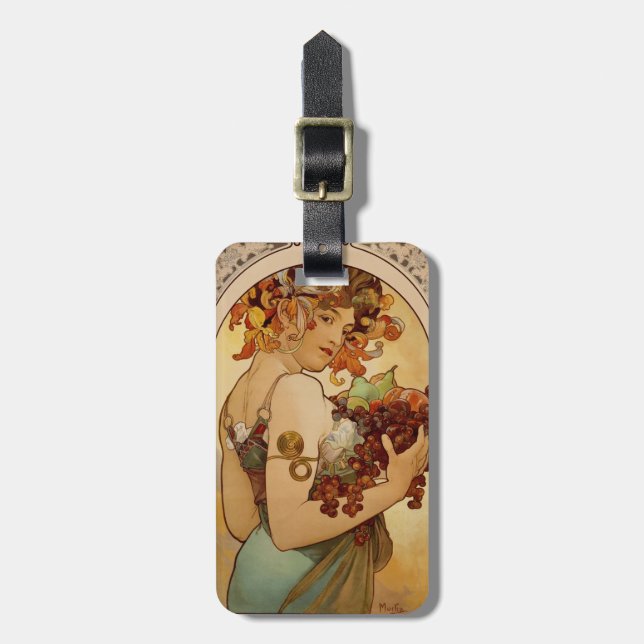 Fruit - Autumn - circa 1897 Luggage Tag (Front Vertical)