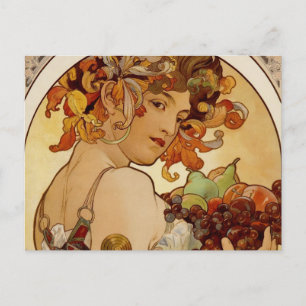Fruit - Autumn - circa 1897 Postcard