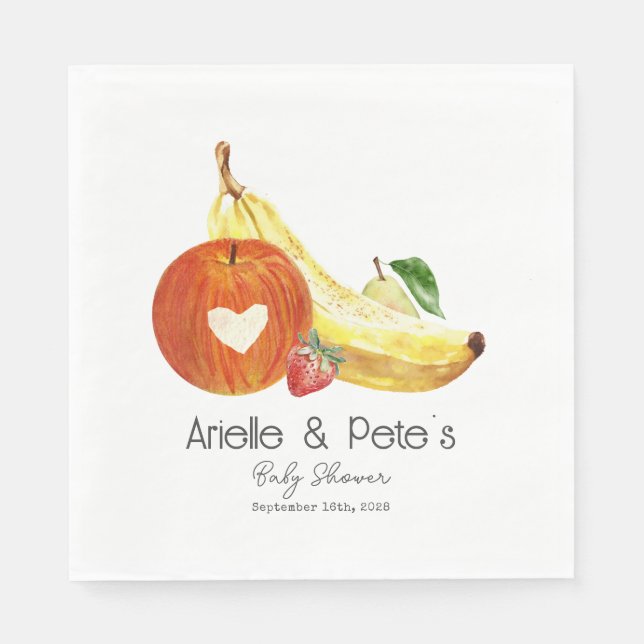 Fruit Baby Shower Napkin (Front)