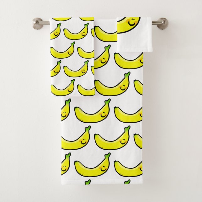 fruit banana bath towel set (Insitu)